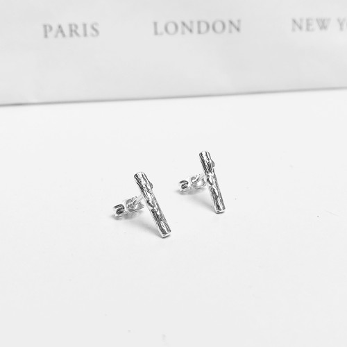 Náušnice Větvičky Ag 925 s puzetami — foto 2