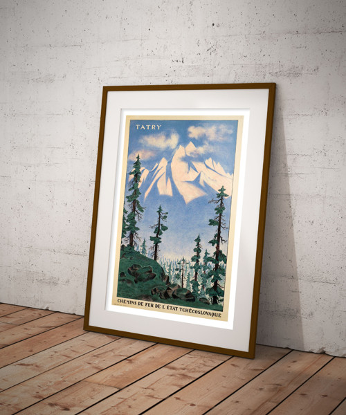 Vintage plakát Tatry - 1935 — foto 4