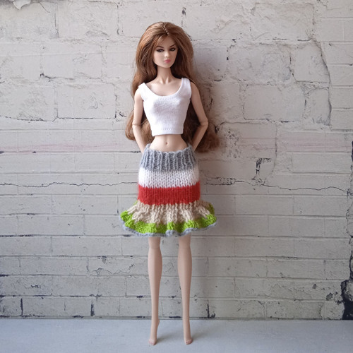Oblečky pro Barbie, FR, Integrity - sukně — foto 2