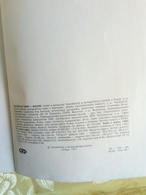 Auto atlas ČSSR — foto 5