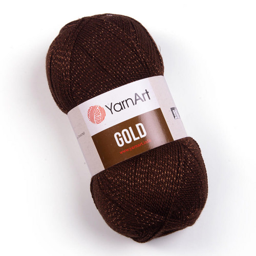 Příze Gold - tmavě hnědá — foto 2