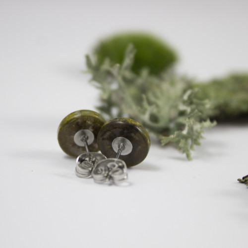 Náušnice lišejník 10 mm — foto 5