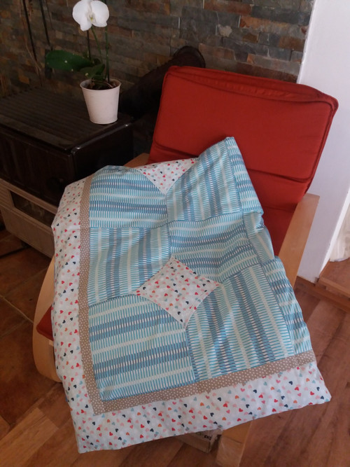 Patchworková deka- přehoz — foto 4
