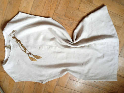 Lněné volné šaty — foto 2