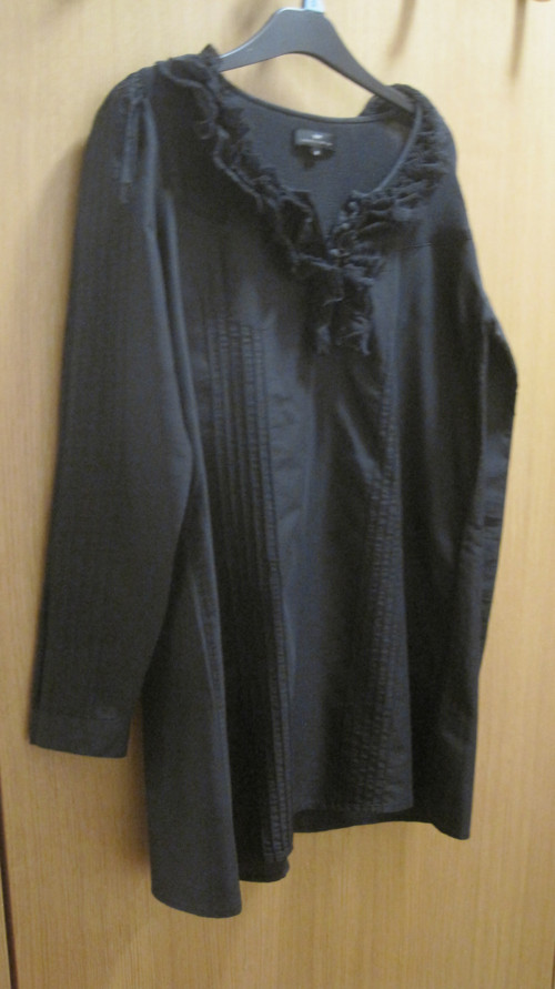 Nádherná černá košile z hedvábí !!! — foto 2