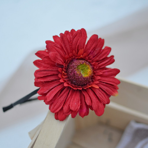 Květinová čelenka gerbera — foto 3