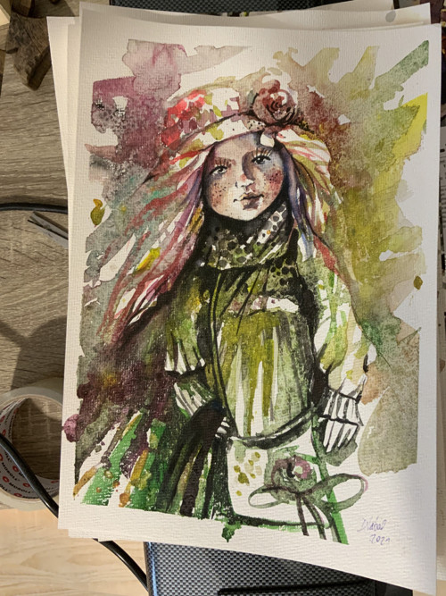 Víla Poměnka../ originální ilustrace Dlabal — foto 2