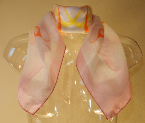 Pastelky I - hedvábný šátek — foto 2