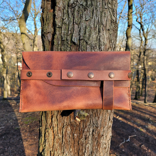 3v1 crossbody - světle hnědé pull-up — foto 2