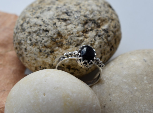 Prsten onyx - Ag — foto 4