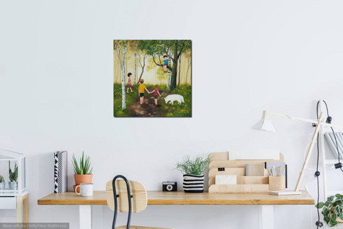 Procházka /na přání/ - 40x40cm — foto 5
