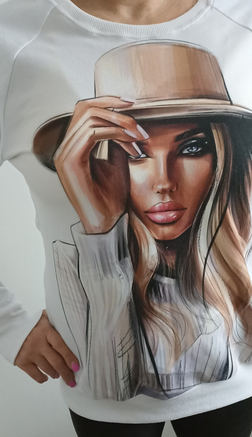 Dámská OVERSIZE mikina - vel.44 — foto 2