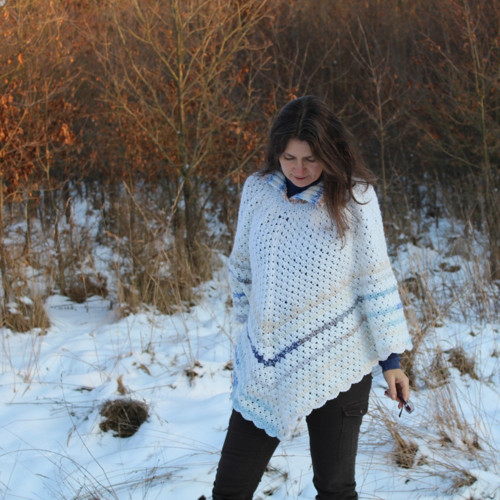 Pončo Sněhová vločka — foto 6