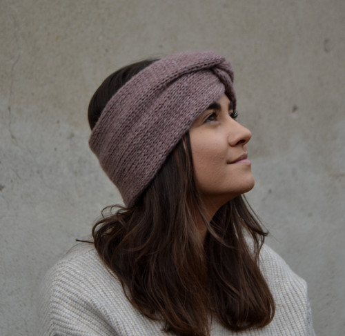 Turban čelenka...staroružová — foto 3