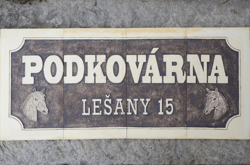 Cedule šamotová na přání velká I. — foto 3