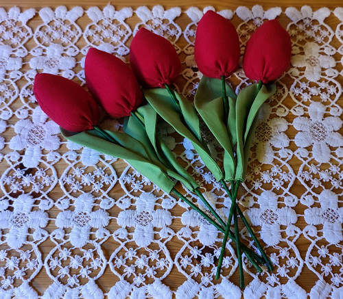 Tulipán červená. č.1620 — foto 2