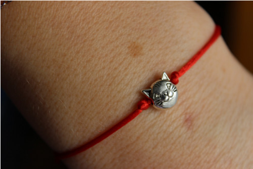 Kočka pro kočku.. ;) Náramek Kabbalah. — foto 3