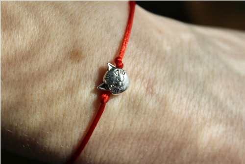 Kočka pro kočku.. ;) Náramek Kabbalah. — foto 5