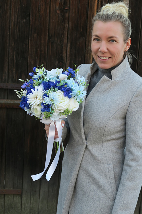 Svatební kytice Blue sky — foto 2