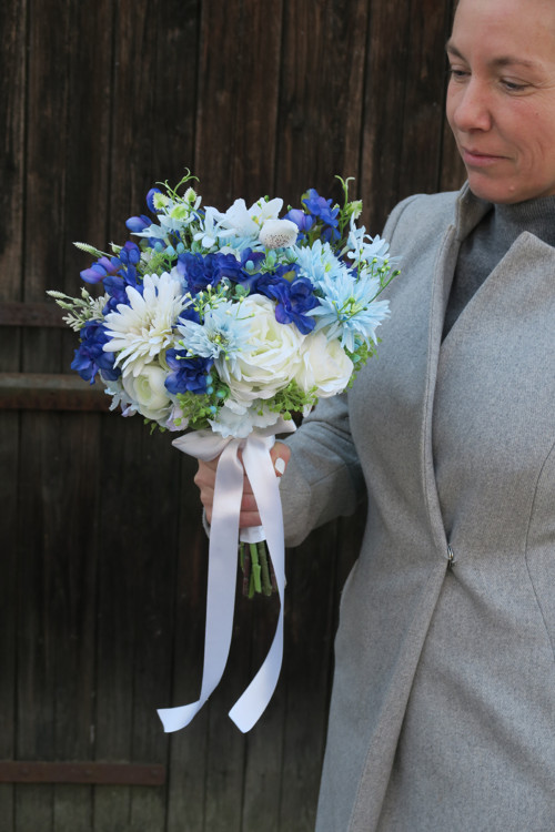 Svatební kytice Blue sky — foto 5