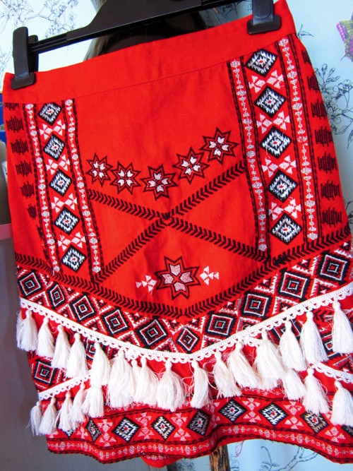 Sukně folklór boho raritní — foto 3