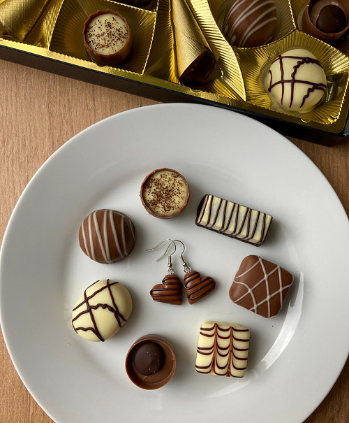 Čokoládové pralinky - srdíčka — foto 4