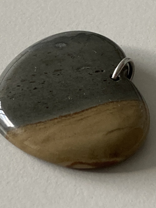 Jaspis Polychromní -broušené srdce 4x3 Cm — foto 4
