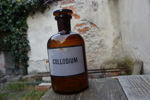 Collodium... lékárenská lahev — foto 3