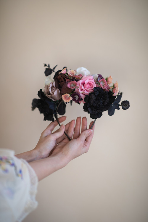 Boho čelenka "Frida" - láska ve tmě — foto 5