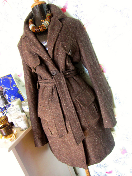 Kabát chic anglický look — foto 2