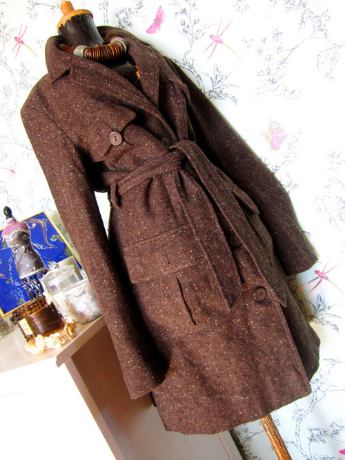 Kabát chic anglický look — foto 3