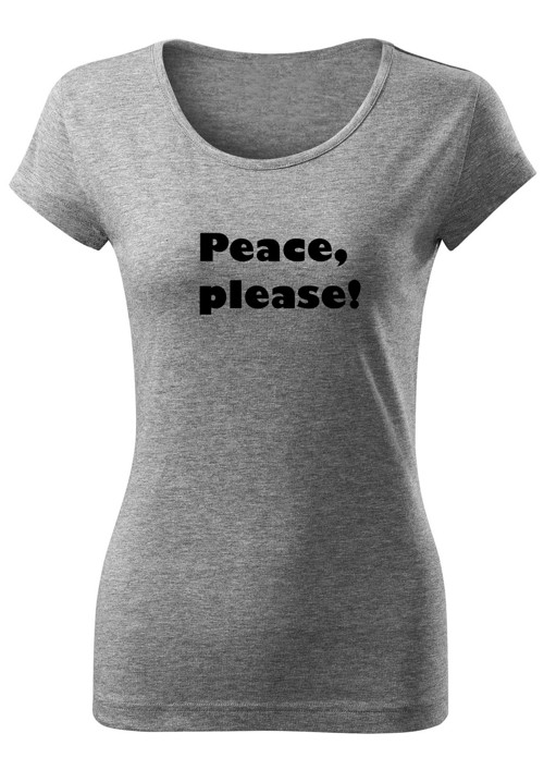 Dámské tričko "Peace, please!" — foto 2