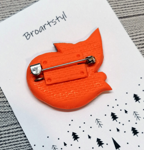 Brož liška oranžová — foto 2