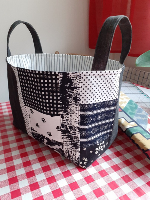 Látkový košík - box — foto 2