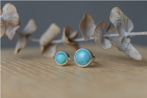 Prsten “Voda” - larimar, Ag 925/1000 — foto 6