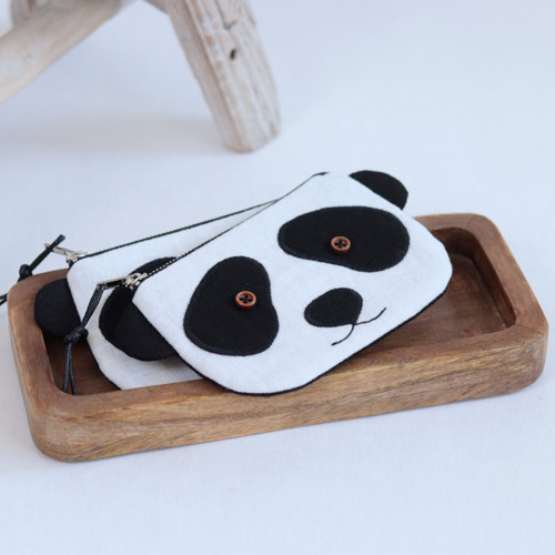 Lněná kapsička POKETKA - Panda — foto 5