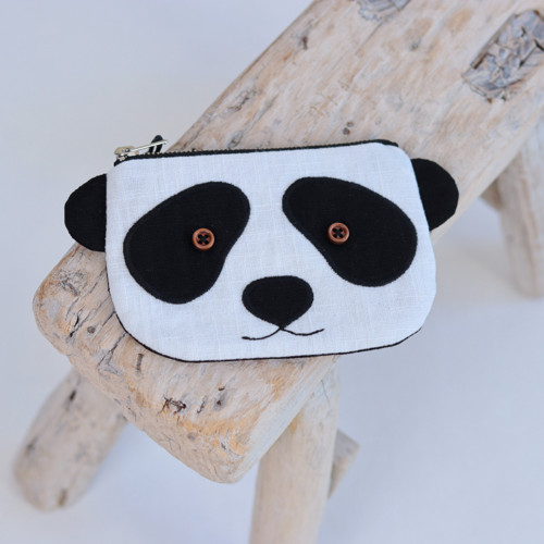 Lněná kapsička POKETKA - Panda — foto 3