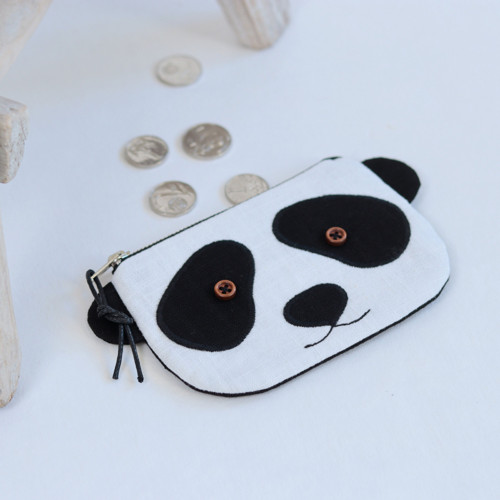 Lněná kapsička POKETKA - Panda — foto 4