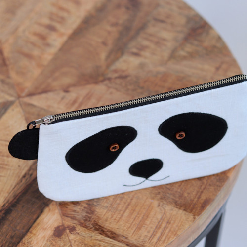 Lněné pouzdro KUSTO - Panda — foto 4