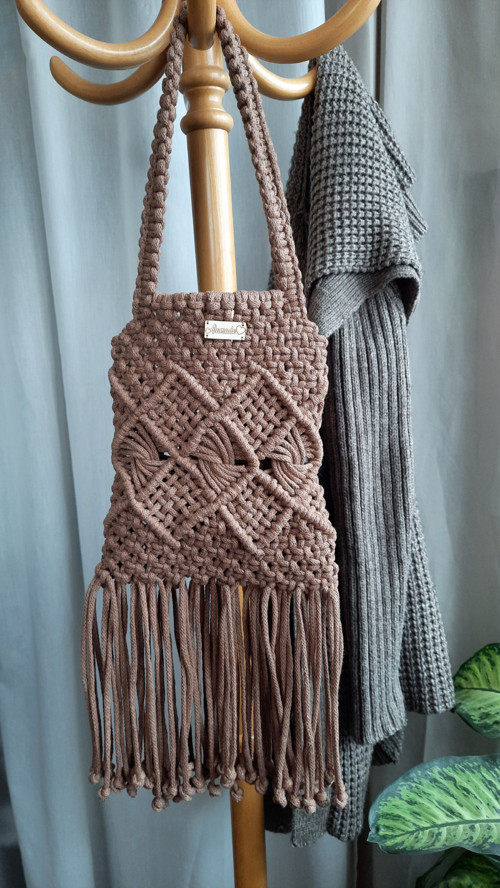 Dámská macramé kabelka — foto 2