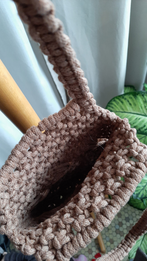 Dámská macramé kabelka — foto 3