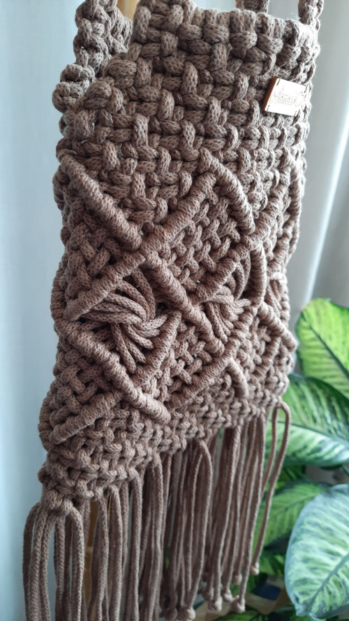 Dámská macramé kabelka — foto 4