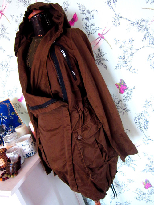Parka jarní v čokoládové — foto 4