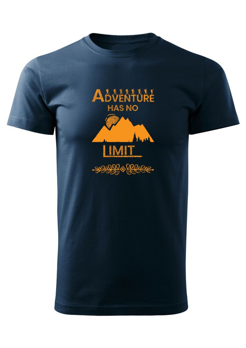 Pánské tričko "Adventure has no limit" — foto 2