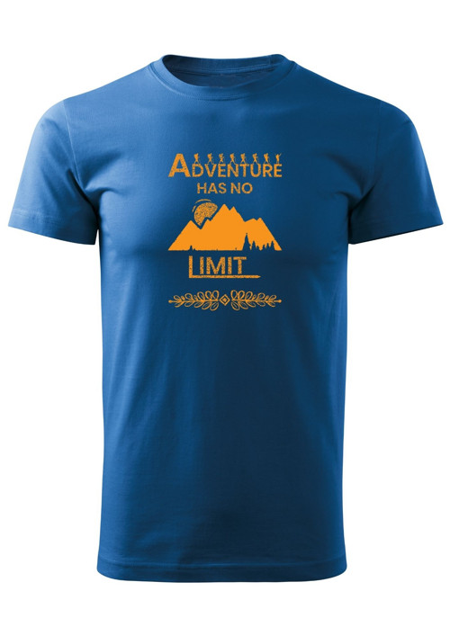 Pánské tričko "Adventure has no limit" — foto 3