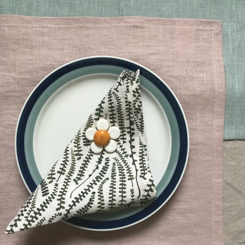 Lněné prostírání Pudrová růž — foto 3
