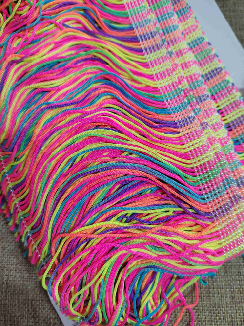 Třásně šíře 14 cm neon — foto 3