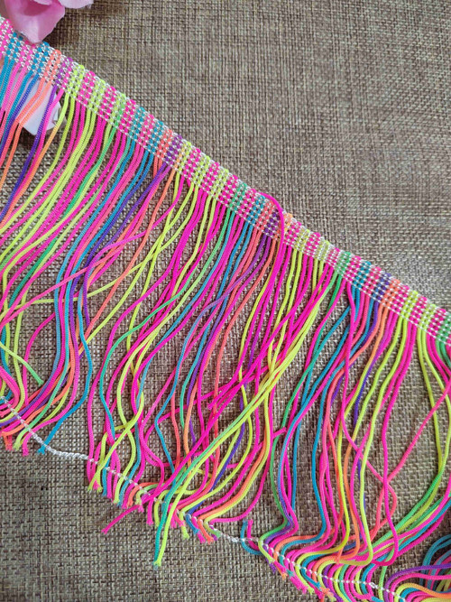 Třásně šíře 14 cm neon — foto 2