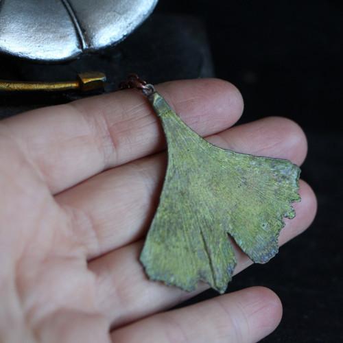 Pokovený list Ginkgo — foto 3