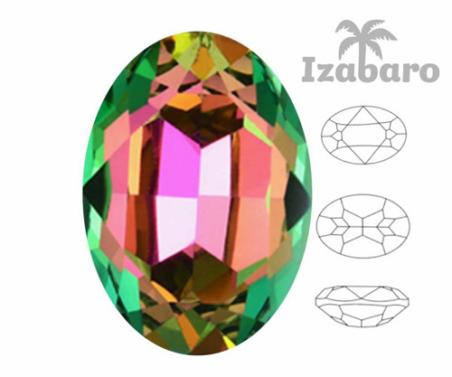 2ks Izabaro Crystal Vitrail Medium 001vm Oval — foto 2